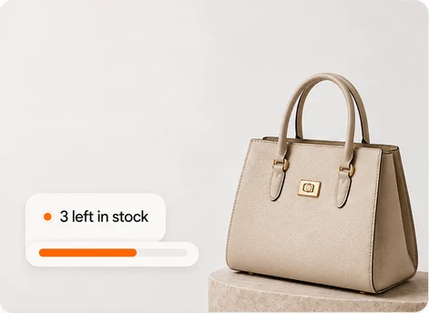 Creative example illustrating inventory signals